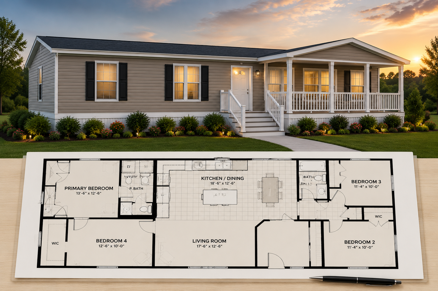 Mobile Home Floor Plan